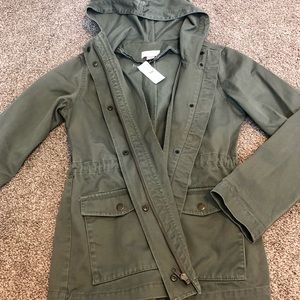 MUST GO!! LOFT olive utility jacket